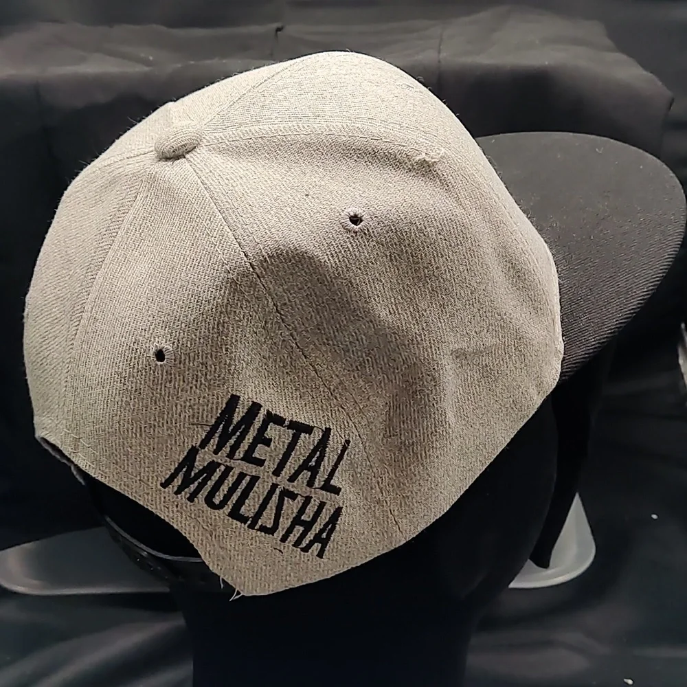 New black and gray metal mulisha snap back baseball caps - Picture 2 of 2